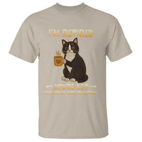 Funny I Am Retired You Are Not Have Fun At Work Tomorrow T Shirt Black Cat - Wonder Print Shop