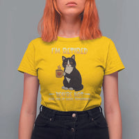 Funny I Am Retired You Are Not Have Fun At Work Tomorrow T Shirt For Women Black Cat - Wonder Print Shop