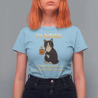 Funny I Am Retired You Are Not Have Fun At Work Tomorrow T Shirt For Women Black Cat - Wonder Print Shop