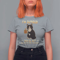 Funny I Am Retired You Are Not Have Fun At Work Tomorrow T Shirt For Women Black Cat - Wonder Print Shop