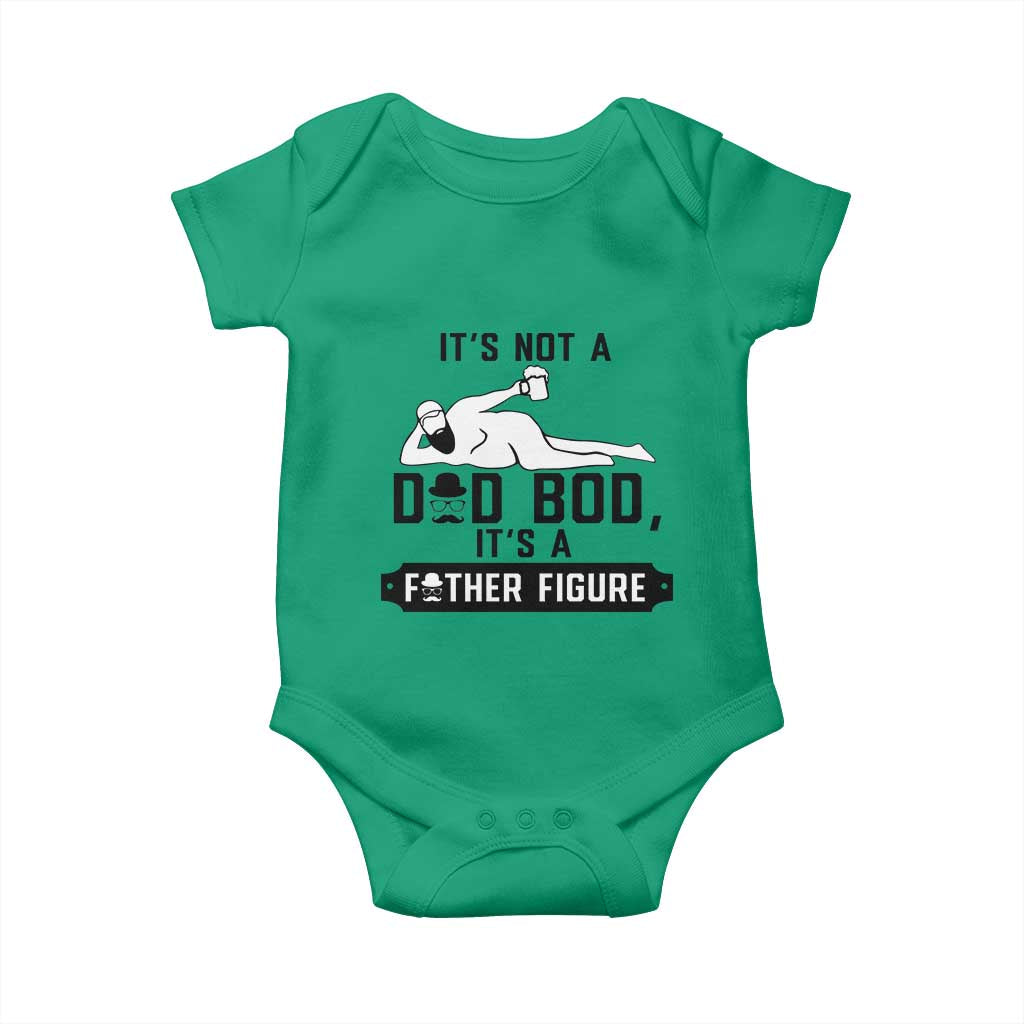 Funny Dad Baby Onesie It Is Not A Dad Bod It Is A Father Figure - Wonder Print Shop