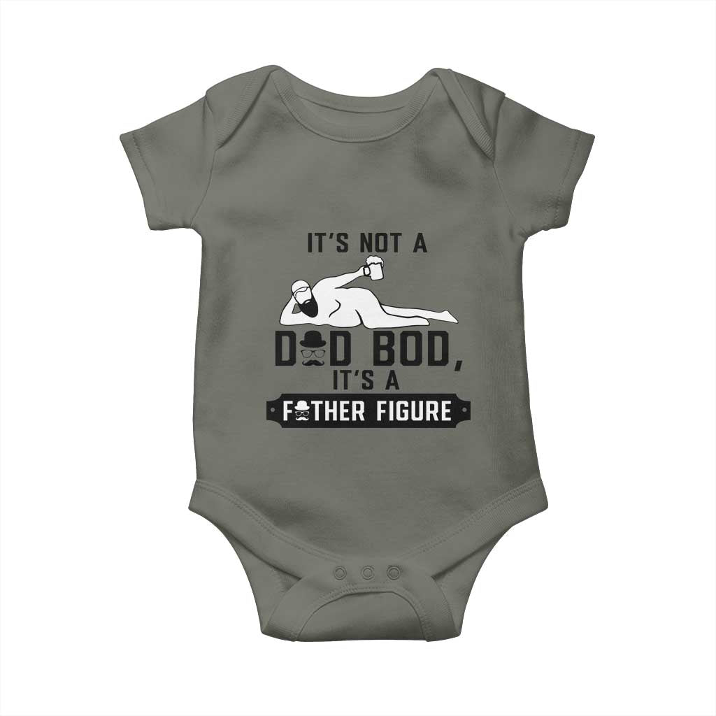 Funny Dad Baby Onesie It Is Not A Dad Bod It Is A Father Figure - Wonder Print Shop