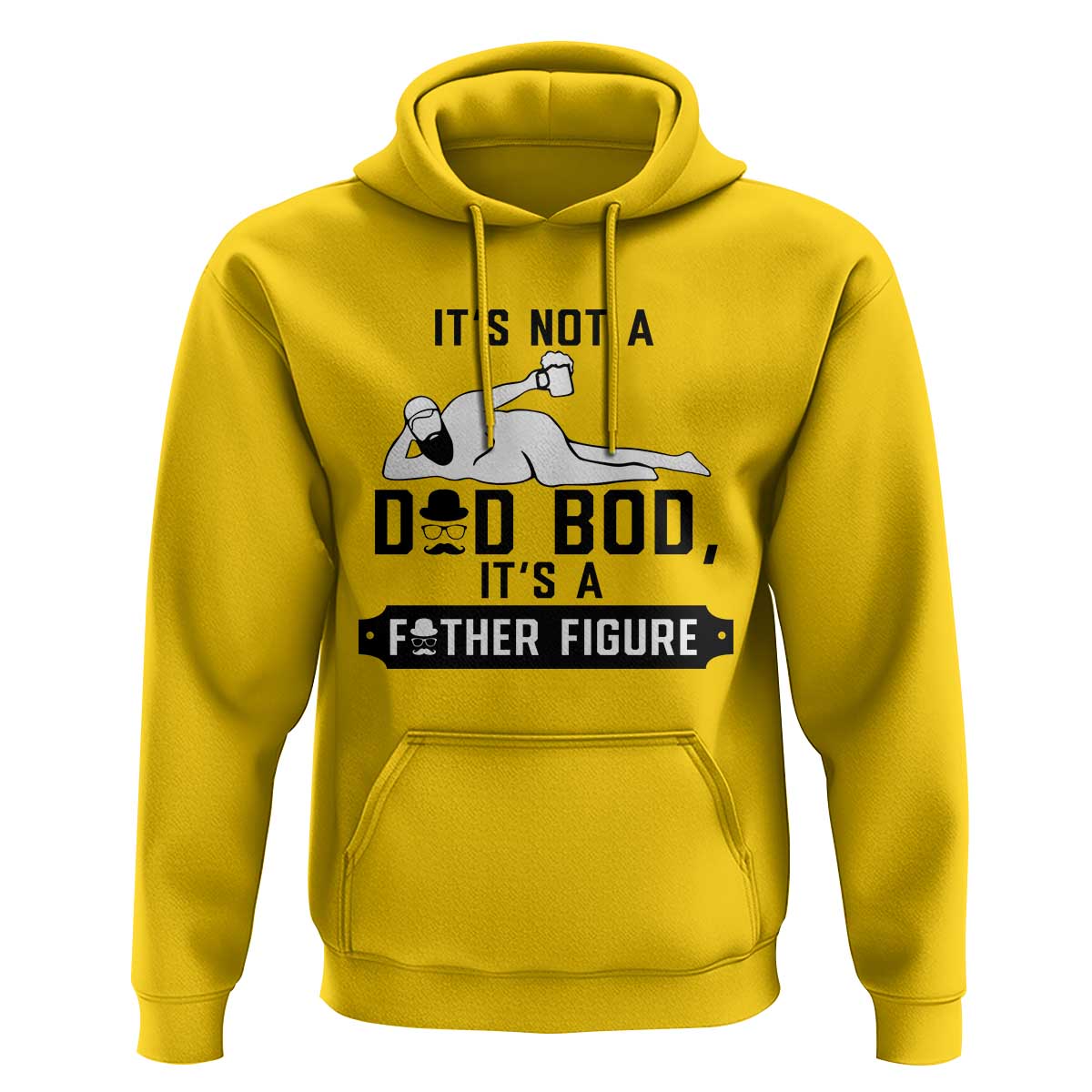 Funny Dad Hoodie It Is Not A Dad Bod It Is A Father Figure - Wonder Print Shop