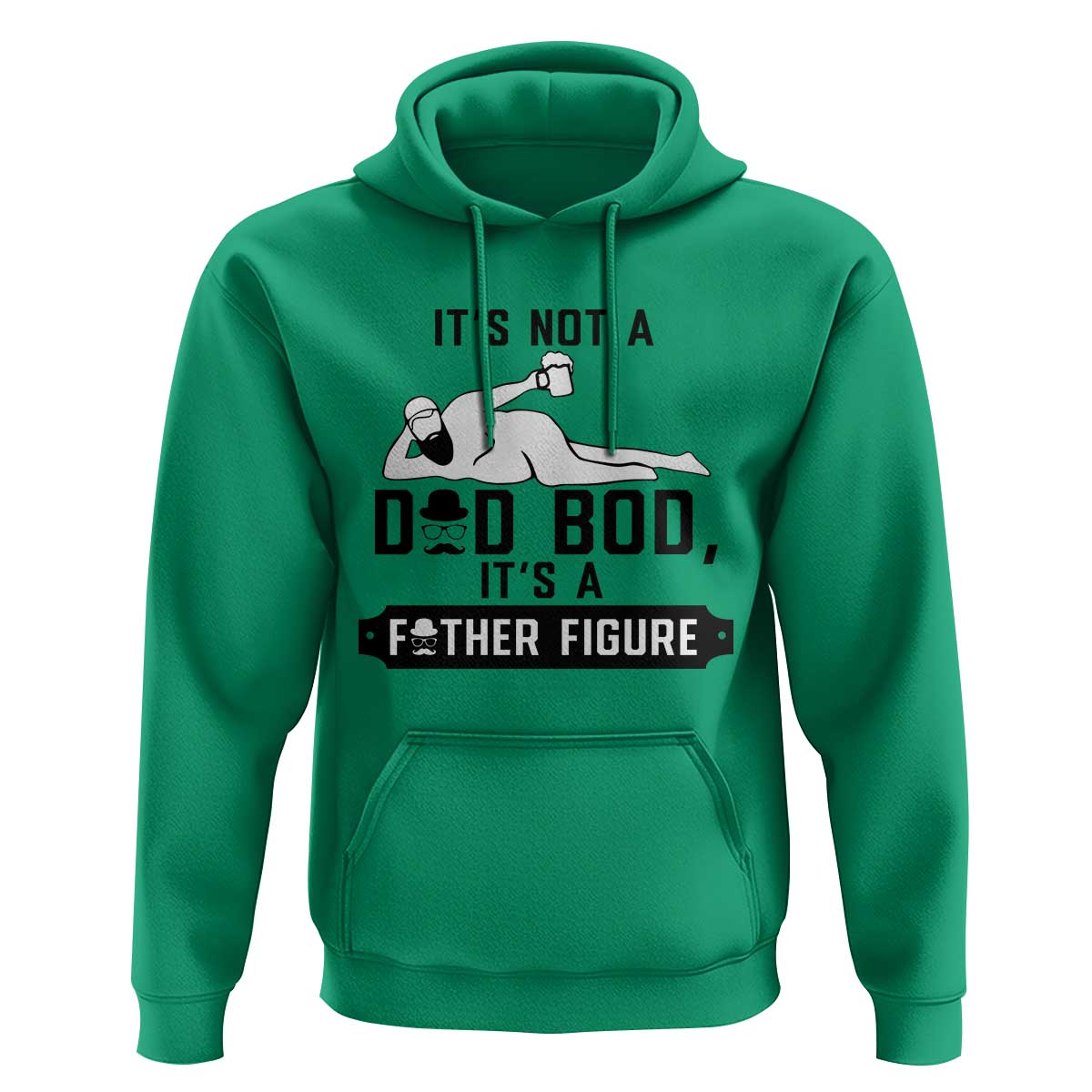 Funny Dad Hoodie It Is Not A Dad Bod It Is A Father Figure - Wonder Print Shop