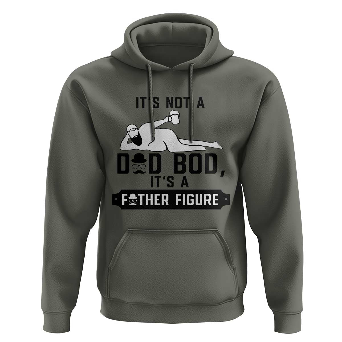 Funny Dad Hoodie It Is Not A Dad Bod It Is A Father Figure - Wonder Print Shop