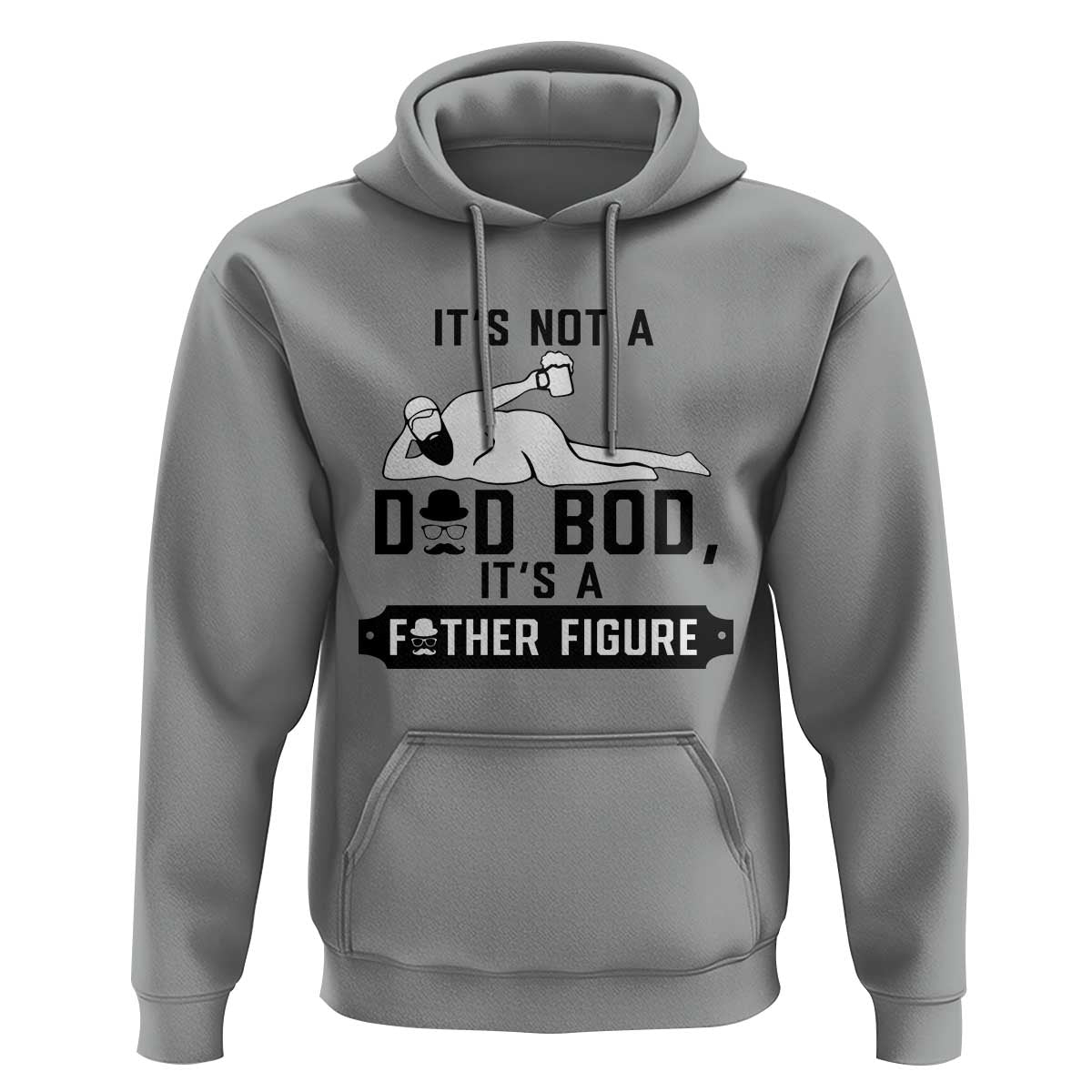 Funny Dad Hoodie It Is Not A Dad Bod It Is A Father Figure - Wonder Print Shop