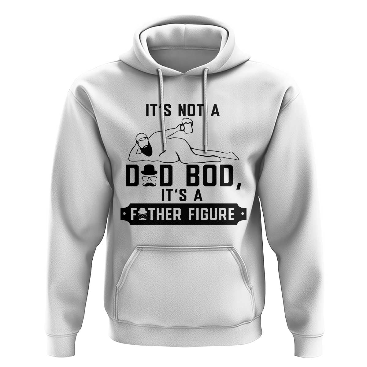 Funny Dad Hoodie It Is Not A Dad Bod It Is A Father Figure - Wonder Print Shop