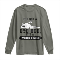 Funny Dad Long Sleeve Shirt It Is Not A Dad Bod It Is A Father Figure - Wonder Print Shop