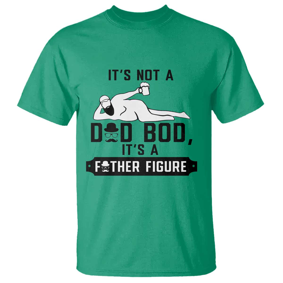 Funny Dad T Shirt It Is Not A Dad Bod It Is A Father Figure - Wonder Print Shop