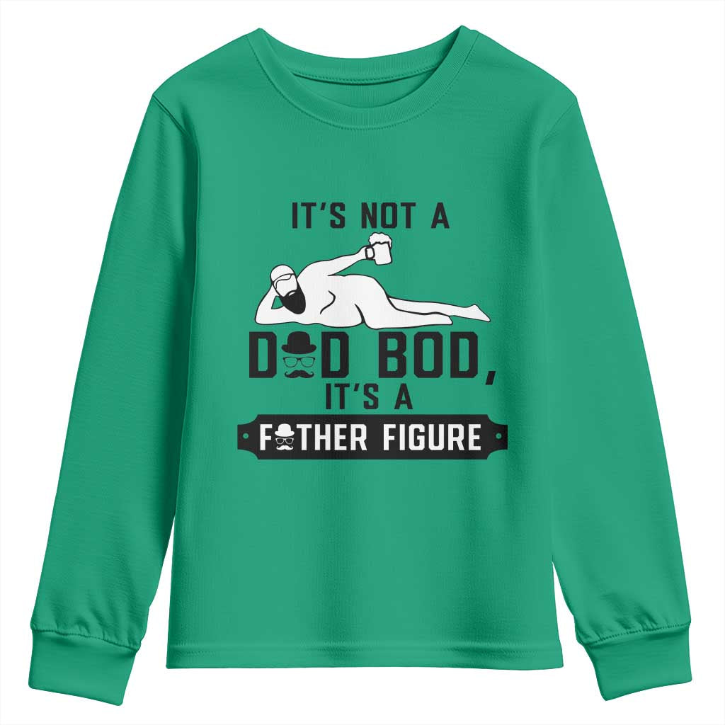 Funny Dad Youth Sweatshirt It Is Not A Dad Bod It Is A Father Figure - Wonder Print Shop
