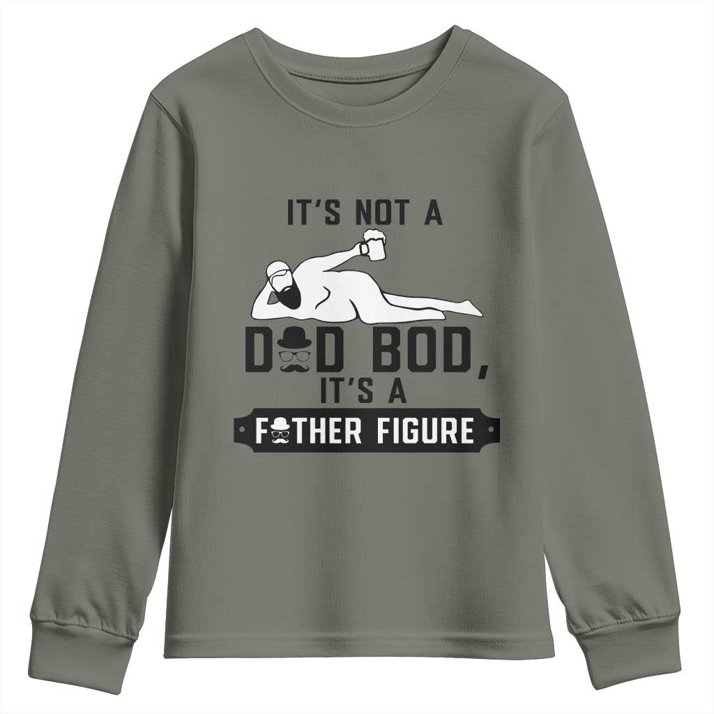Funny Dad Youth Sweatshirt It Is Not A Dad Bod It Is A Father Figure - Wonder Print Shop