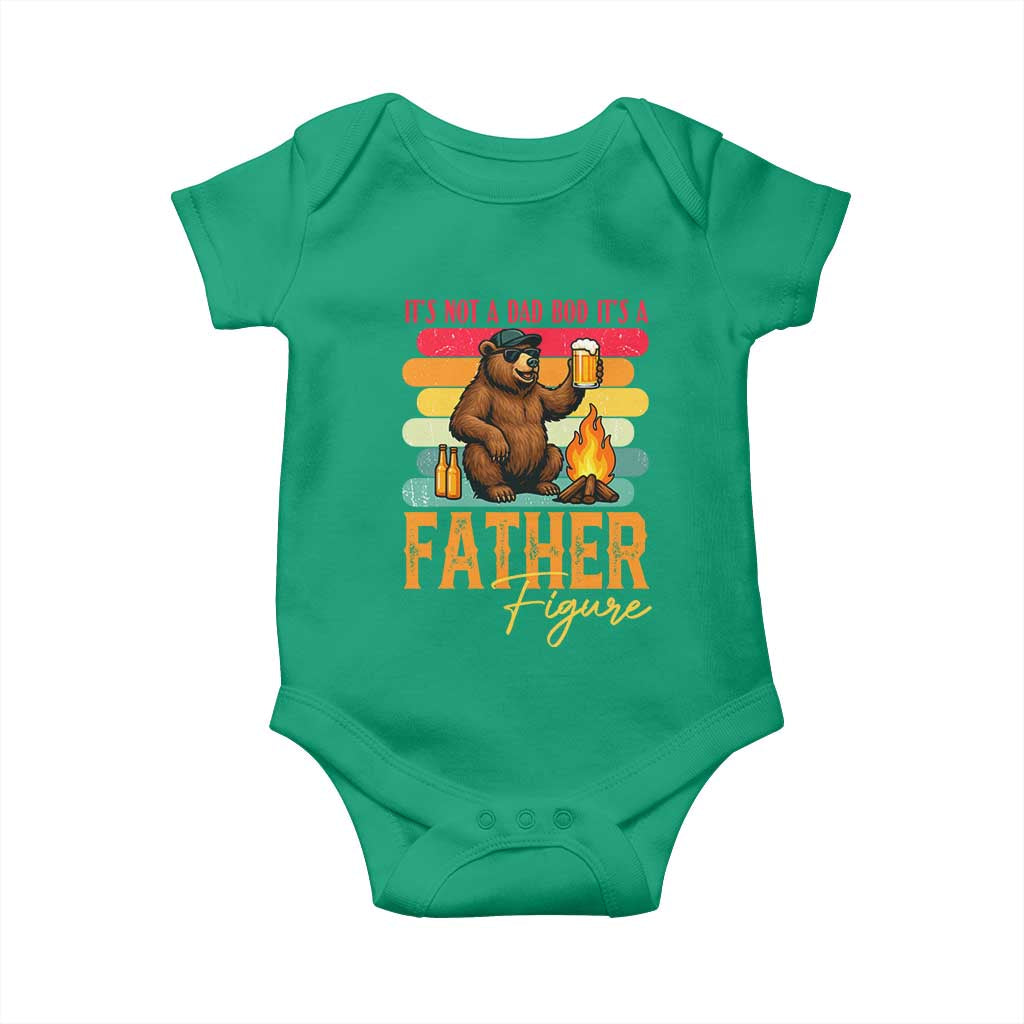 Funny Bear Dad Baby Onesie It Is Not A Dad Bod It Is A Father Figure - Wonder Print Shop