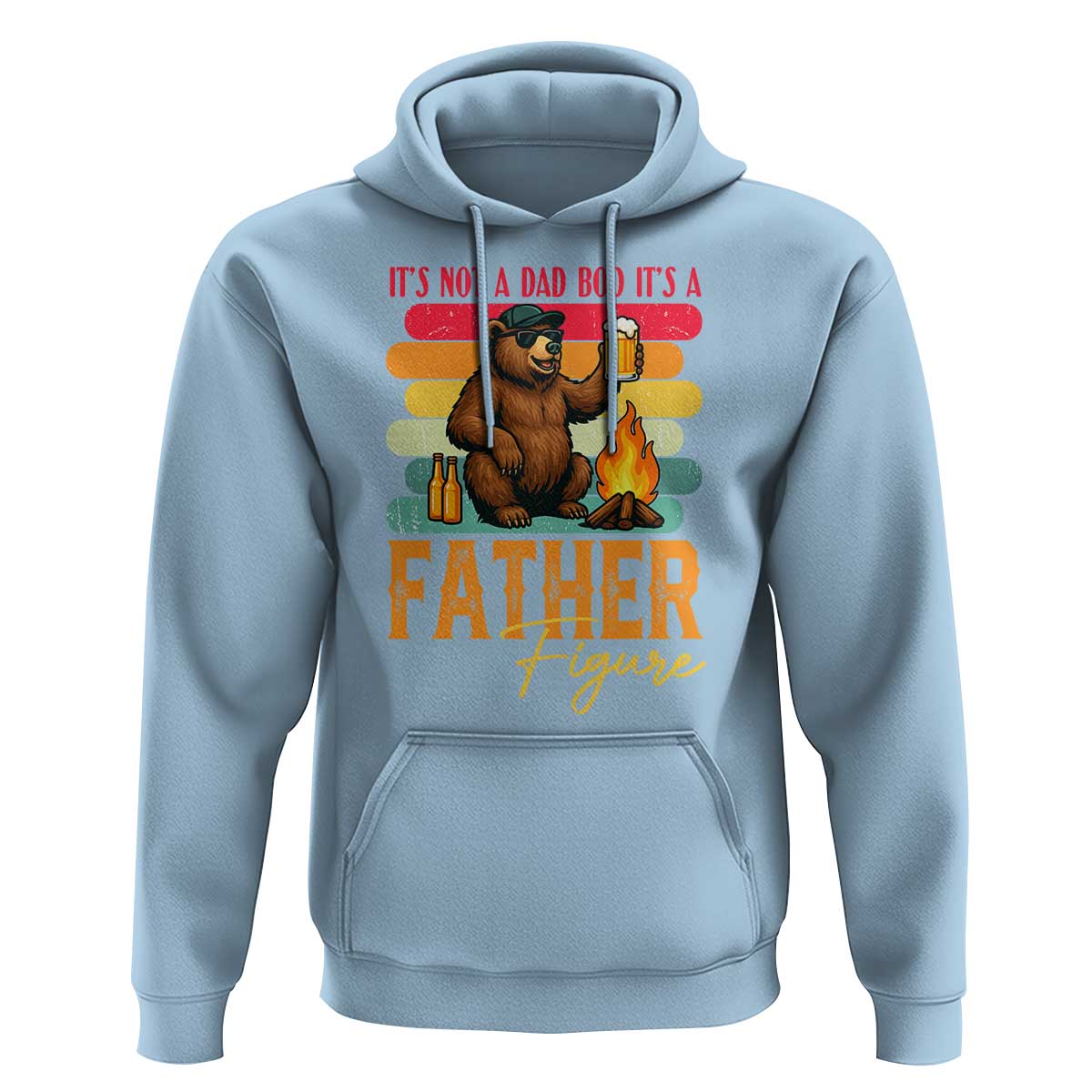 Funny Bear Dad Hoodie It Is Not A Dad Bod It Is A Father Figure - Wonder Print Shop