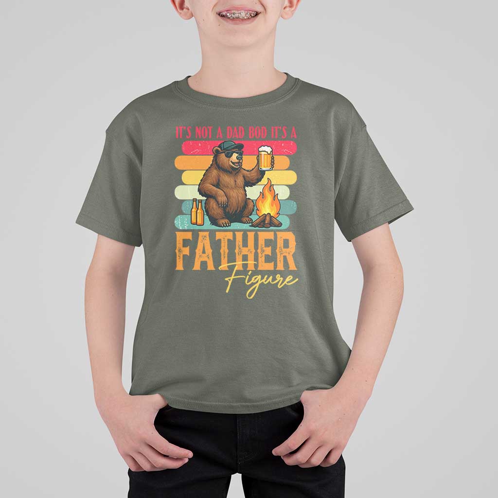 Funny Bear Dad T Shirt For Kid It Is Not A Dad Bod It Is A Father Figure - Wonder Print Shop