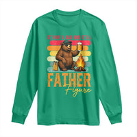 Funny Bear Dad Long Sleeve Shirt It Is Not A Dad Bod It Is A Father Figure - Wonder Print Shop