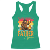 Funny Bear Dad Racerback Tank Top It Is Not A Dad Bod It Is A Father Figure - Wonder Print Shop