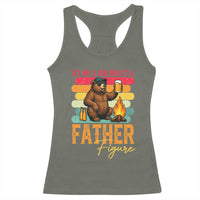 Funny Bear Dad Racerback Tank Top It Is Not A Dad Bod It Is A Father Figure - Wonder Print Shop