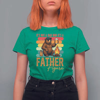 Funny Bear Dad T Shirt For Women It Is Not A Dad Bod It Is A Father Figure - Wonder Print Shop