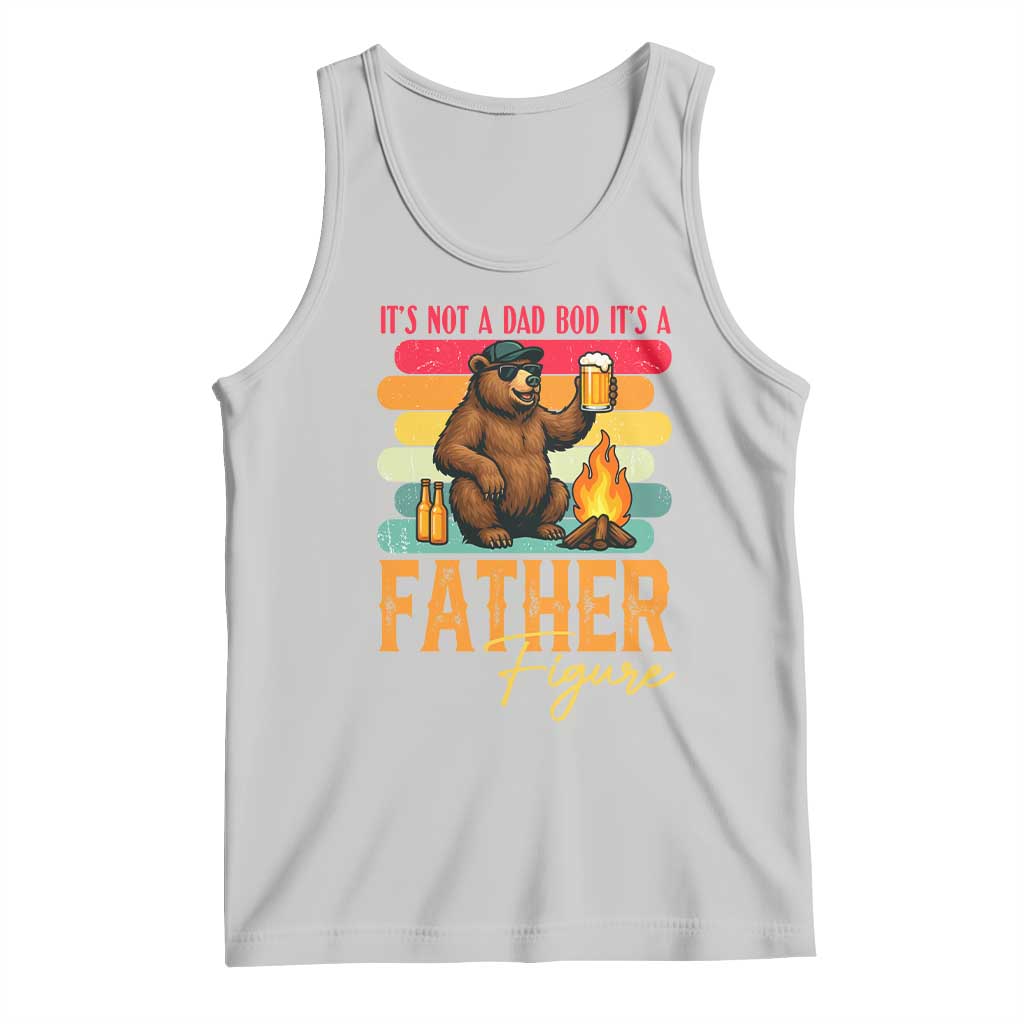 Funny Bear Dad Tank Top It Is Not A Dad Bod It Is A Father Figure - Wonder Print Shop