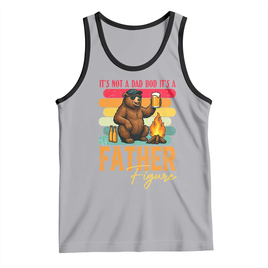Funny Bear Dad Tank Top It Is Not A Dad Bod It Is A Father Figure - Wonder Print Shop