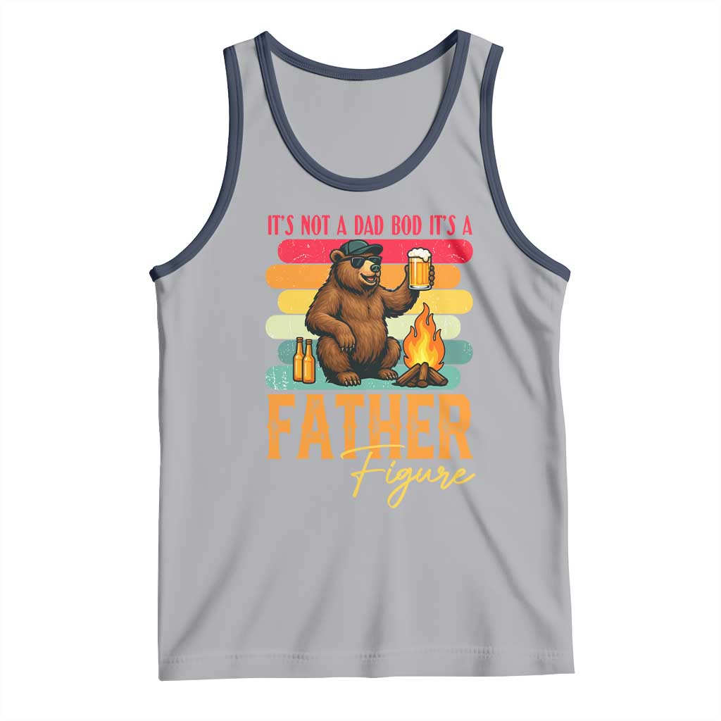 Funny Bear Dad Tank Top It Is Not A Dad Bod It Is A Father Figure - Wonder Print Shop