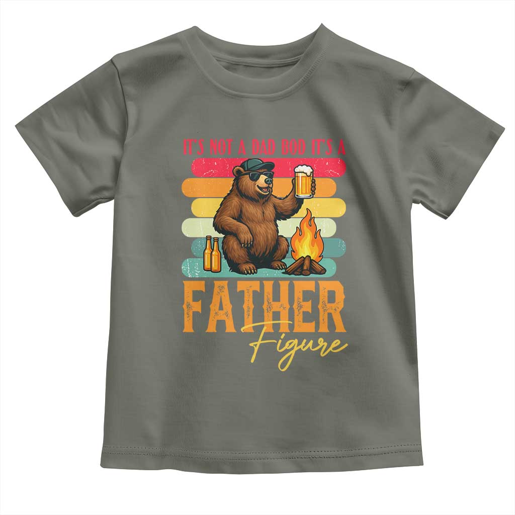Funny Bear Dad Toddler T Shirt It Is Not A Dad Bod It Is A Father Figure - Wonder Print Shop