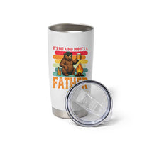 Funny Bear Dad Tumbler Cup It Is Not A Dad Bod It Is A Father Figure