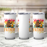 Funny Bear Dad Tumbler Cup It Is Not A Dad Bod It Is A Father Figure