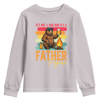 Funny Bear Dad Youth Sweatshirt It Is Not A Dad Bod It Is A Father Figure - Wonder Print Shop