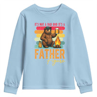Funny Bear Dad Youth Sweatshirt It Is Not A Dad Bod It Is A Father Figure - Wonder Print Shop