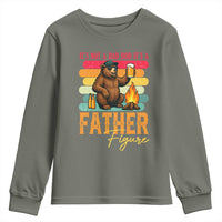 Funny Bear Dad Youth Sweatshirt It Is Not A Dad Bod It Is A Father Figure - Wonder Print Shop