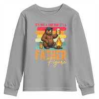 Funny Bear Dad Youth Sweatshirt It Is Not A Dad Bod It Is A Father Figure - Wonder Print Shop
