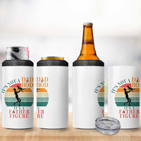 It Is Not A Dad Bod It Is A Father Figure 4 in 1 Can Cooler Tumbler Funny Dad Saying