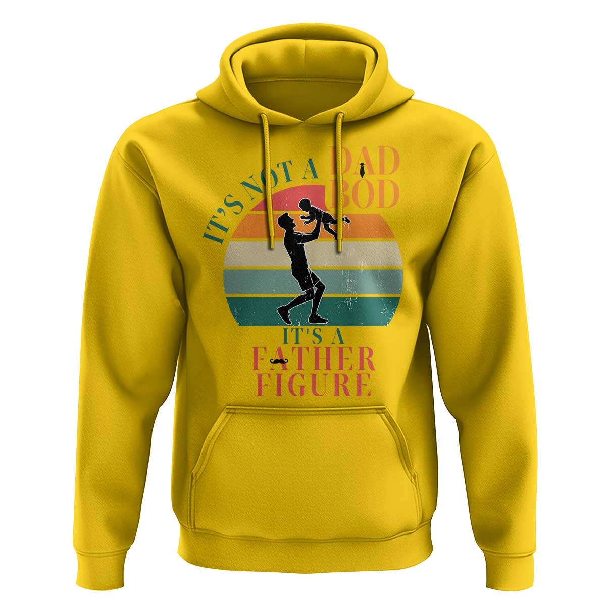 It Is Not A Dad Bod It Is A Father Figure Hoodie Funny Dad Saying - Wonder Print Shop