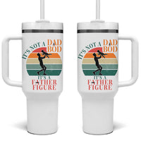 It Is Not A Dad Bod It Is A Father Figure Tumbler With Handle Funny Dad Saying