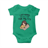 Funny Dog Lover Baby Onesie I Just Wanna Stay Home With My Dog - Wonder Print Shop