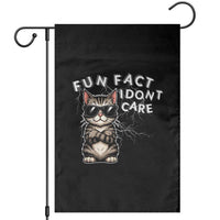 Fun Fact I Do Not Care Garden Flag Grumpy Cat Lover - Wonder Print Shop