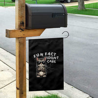 Fun Fact I Do Not Care Garden Flag Grumpy Cat Lover - Wonder Print Shop