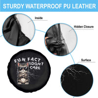 Fun Fact I Do Not Care Spare Tire Cover Grumpy Cat Lover - Wonder Print Shop