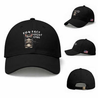 Fun Fact I Do Not Care Baseball Cap Grumpy Cat Lover