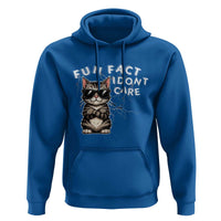 Fun Fact I Do Not Care Hoodie Grumpy Cat Lover - Wonder Print Shop