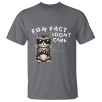 Fun Fact I Do Not Care T Shirt Grumpy Cat Lover - Wonder Print Shop