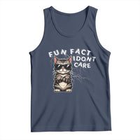 Fun Fact I Do Not Care Tank Top Grumpy Cat Lover - Wonder Print Shop