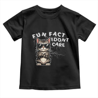 Fun Fact I Do Not Care Toddler T Shirt Grumpy Cat Lover - Wonder Print Shop
