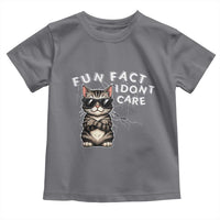 Fun Fact I Do Not Care Toddler T Shirt Grumpy Cat Lover - Wonder Print Shop