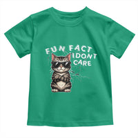 Fun Fact I Do Not Care Toddler T Shirt Grumpy Cat Lover - Wonder Print Shop