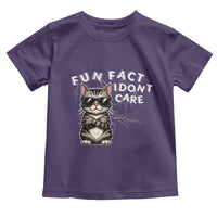 Fun Fact I Do Not Care Toddler T Shirt Grumpy Cat Lover - Wonder Print Shop