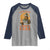 Fun Fact I Do Not Care Raglan Shirt Funny Skeleton - Wonder Print Shop