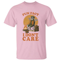Fun Fact I Do Not Care T Shirt Funny Skeleton - Wonder Print Shop