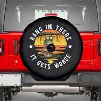 Hang In There It Gets Worse Spare Tire Cover Funny Frog - Wonder Print Shop